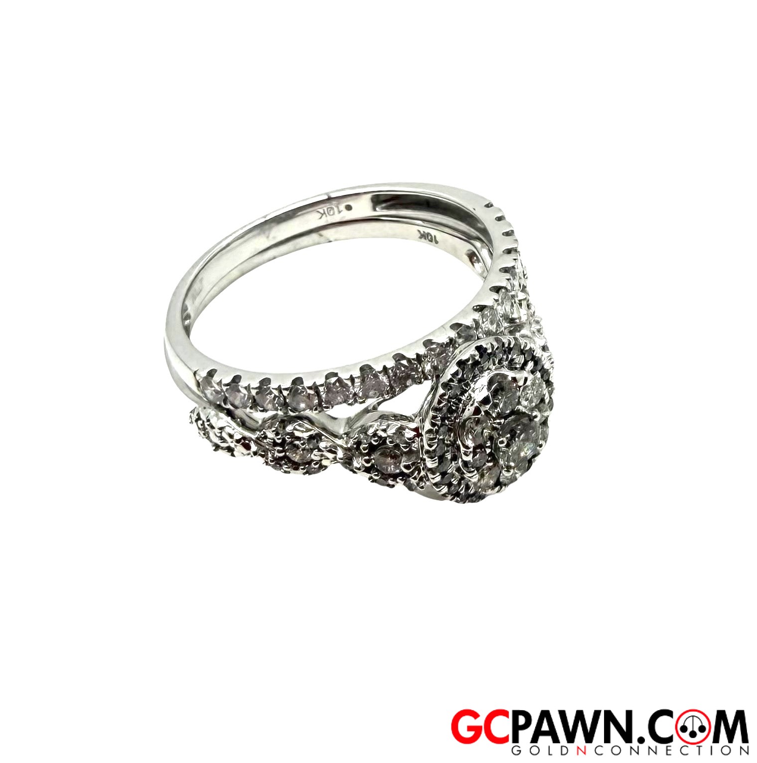 Women's Wedding set 10kt White Gold-img-1