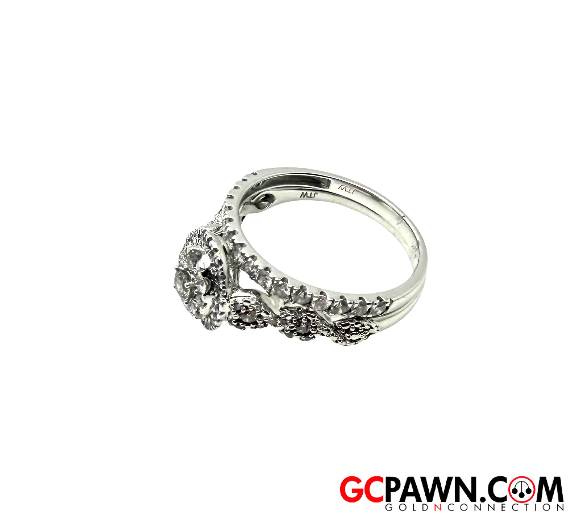 Women's Wedding set 10kt White Gold-img-2