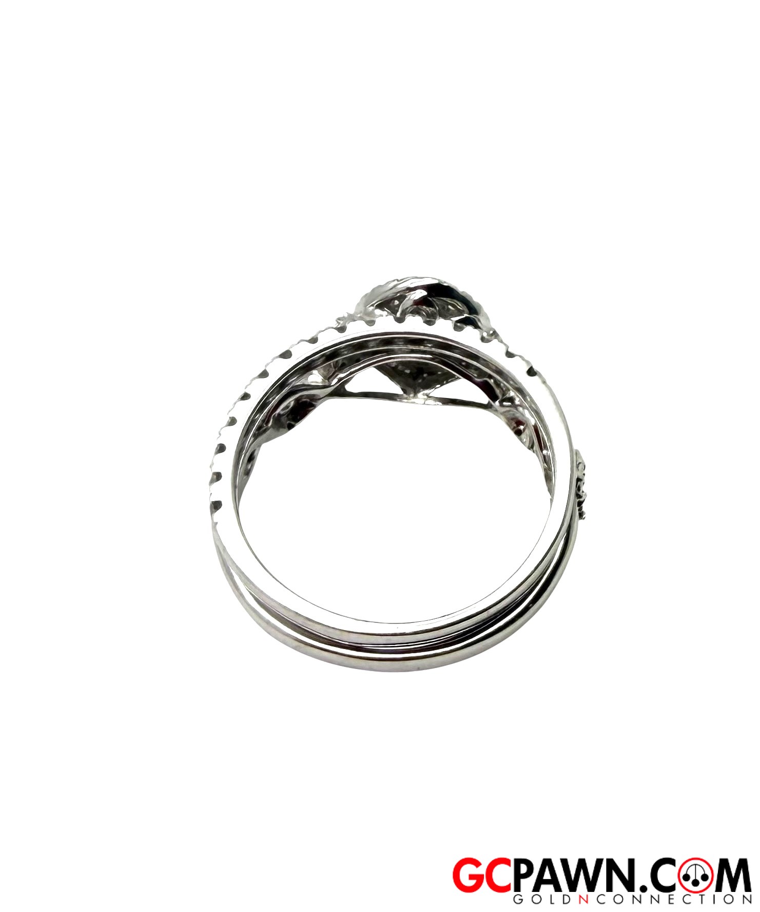 Women's Wedding set 10kt White Gold-img-3