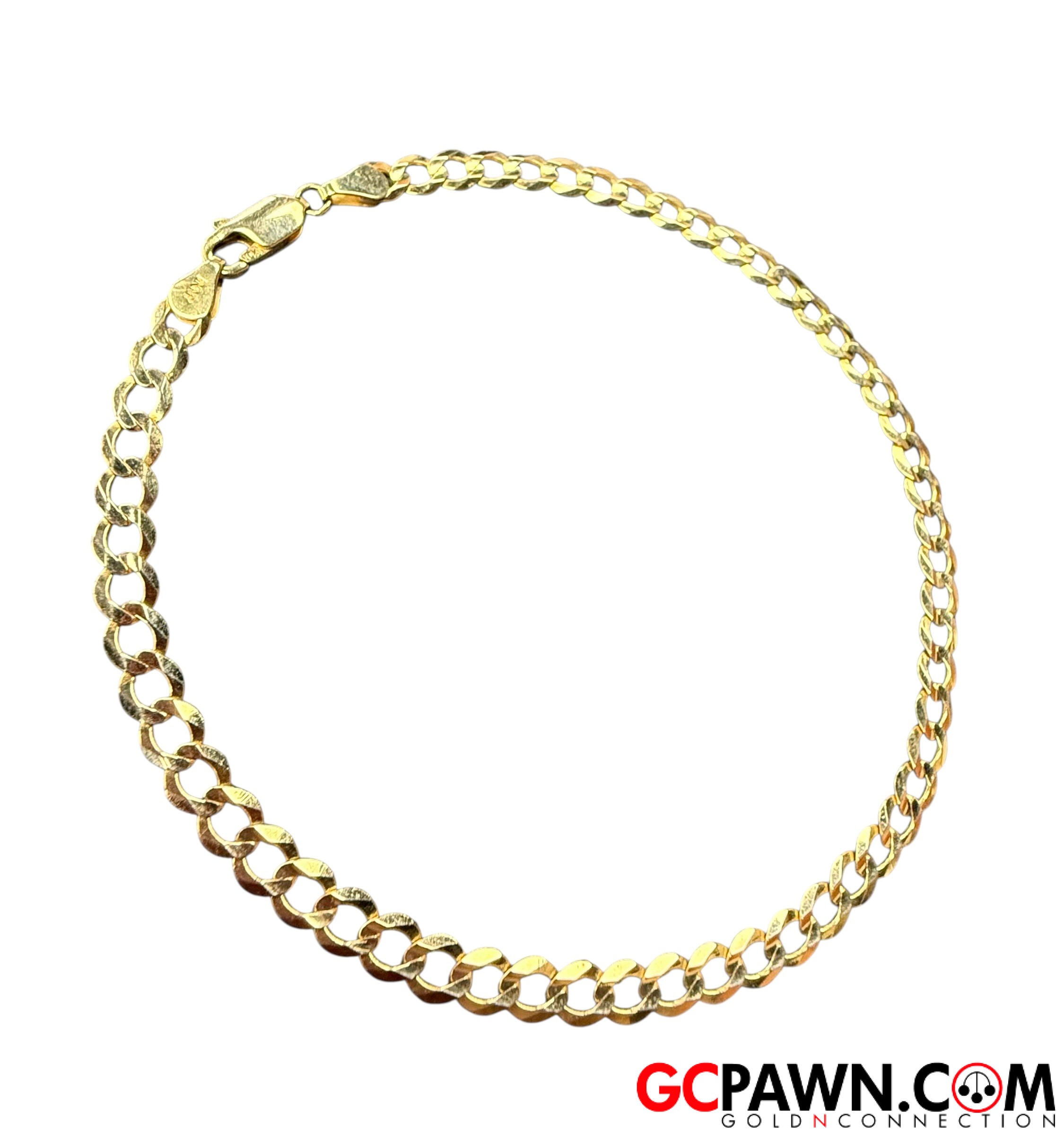 Women's Anklet 10kt Yellow Gold-img-1