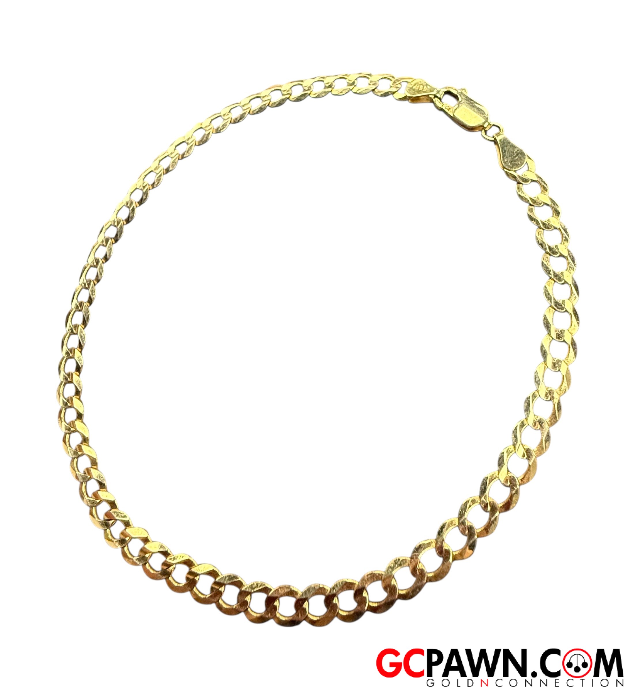 Women's Anklet 10kt Yellow Gold-img-2