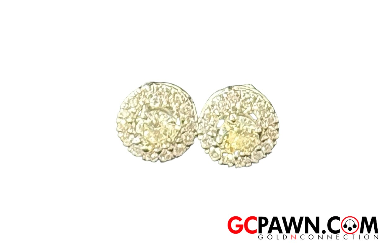 Women's Earrings 14kt White Gold-img-0