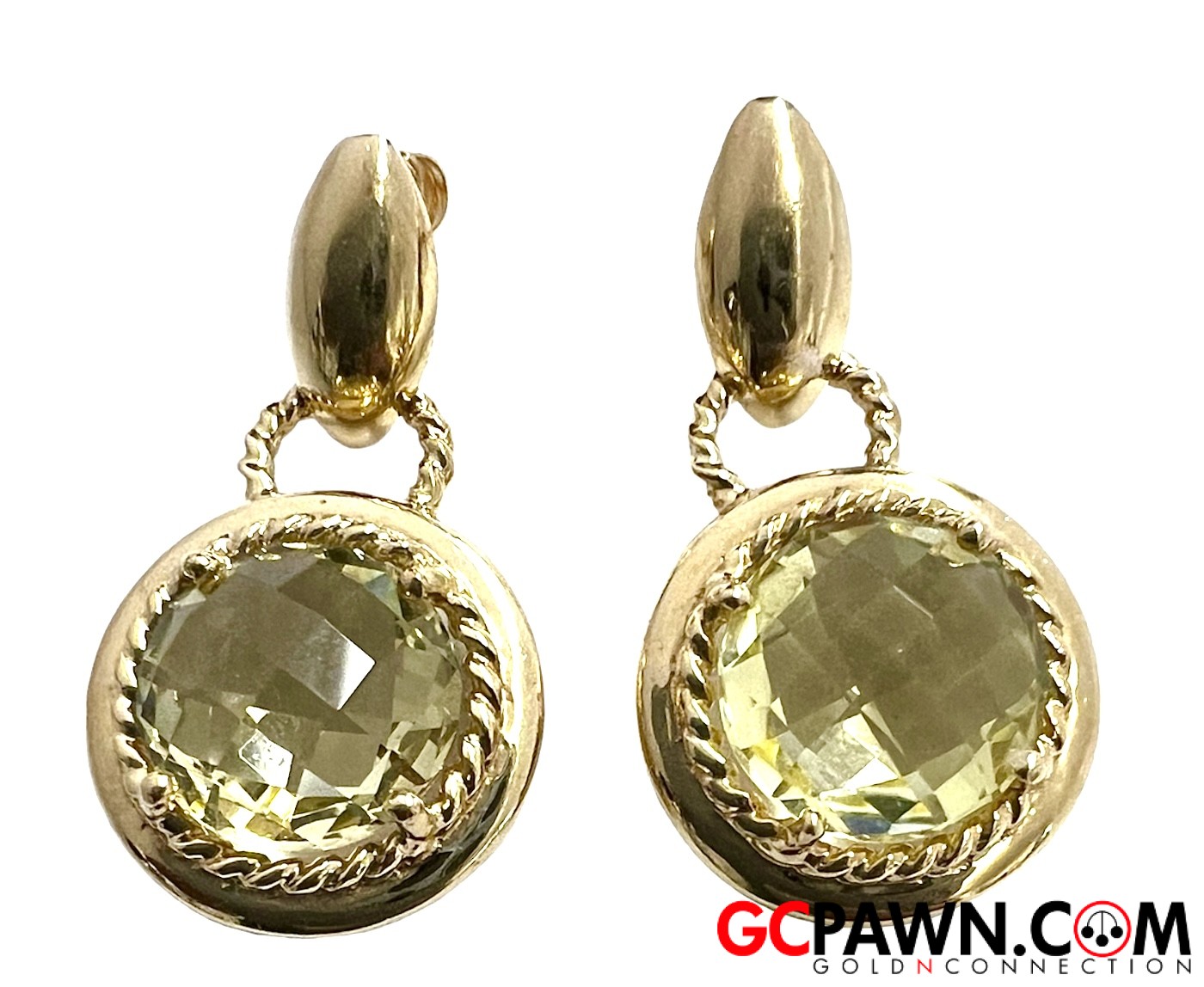 Women's Earrings 14kt Yellow Gold-img-2