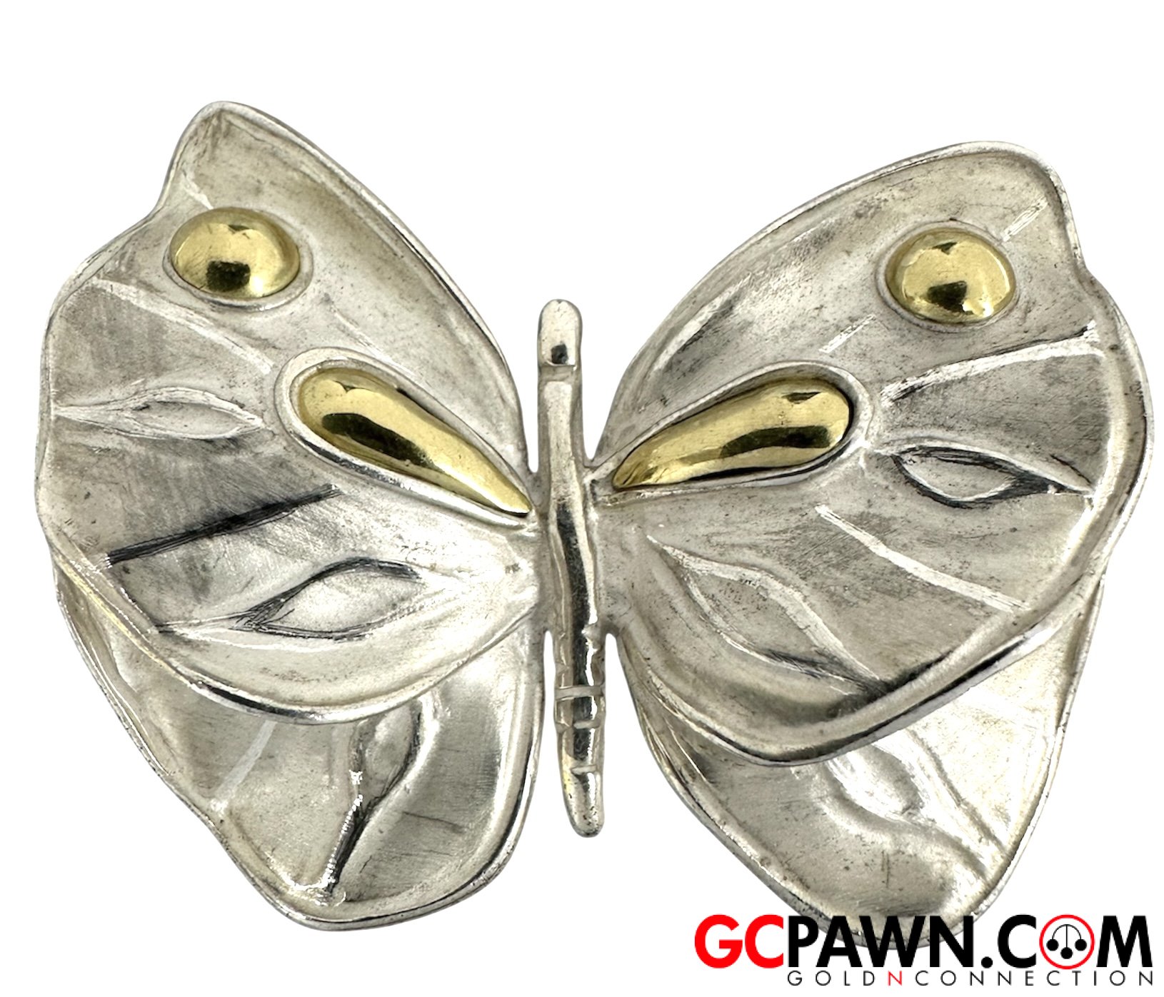 Women's Pin / Brooch .925 Silver and Gold-img-0
