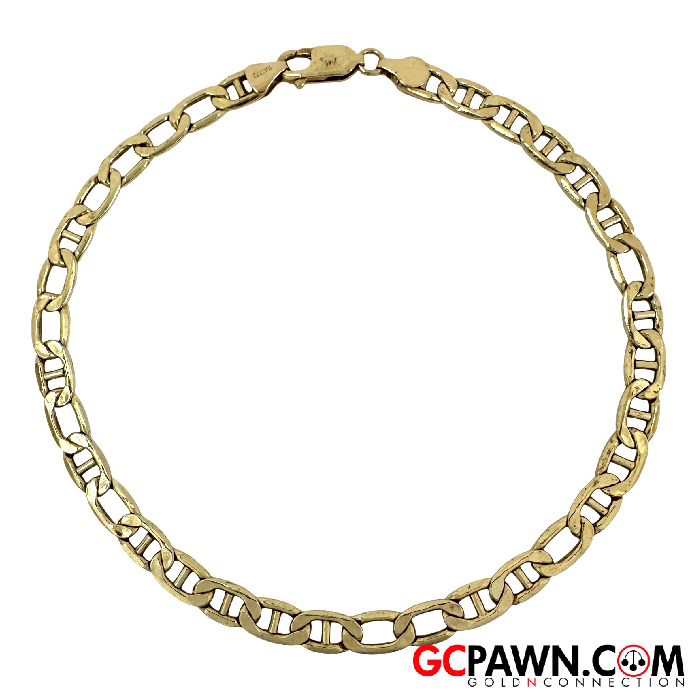 Women's Anklet 14kt Yellow Gold-img-0