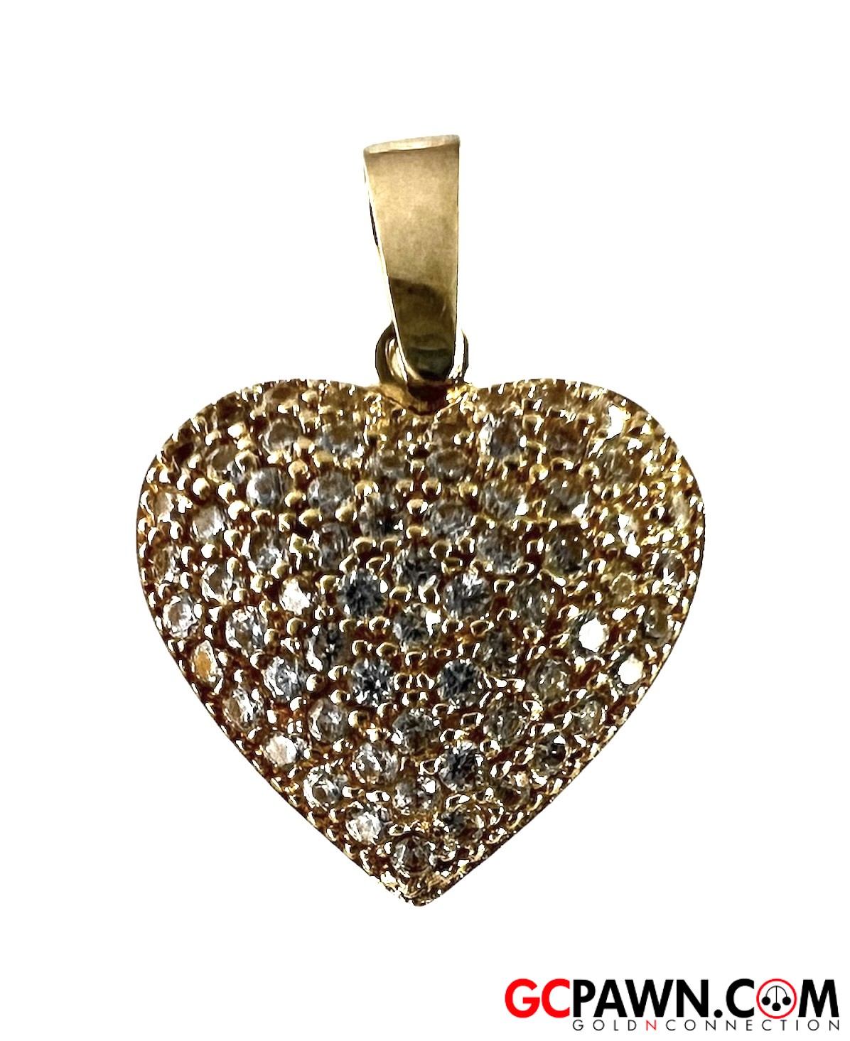 Cubic Zirconia Women's Charm 14kt Yellow Gold-img-0