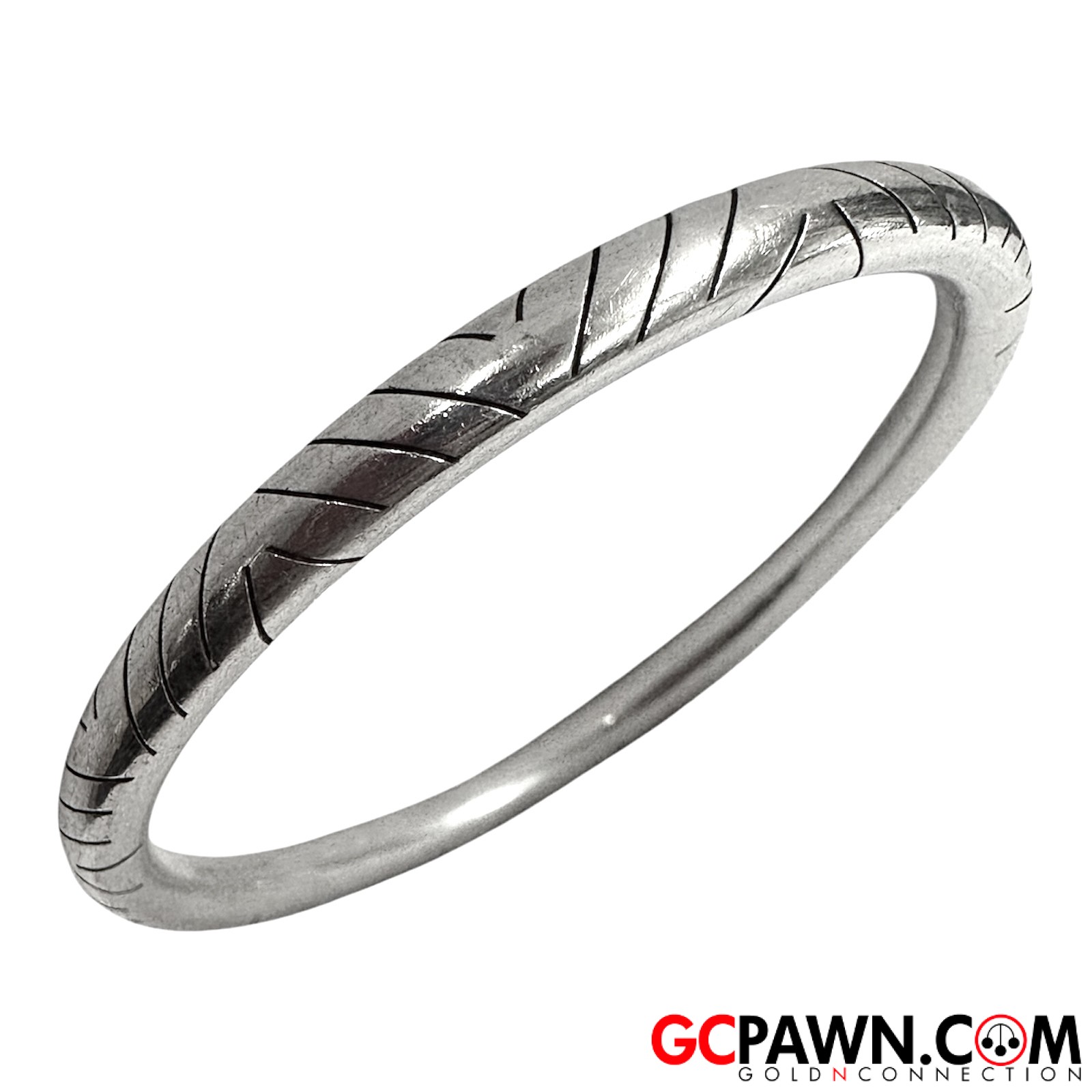 6mm Women's Bangle .925 Silver-img-2