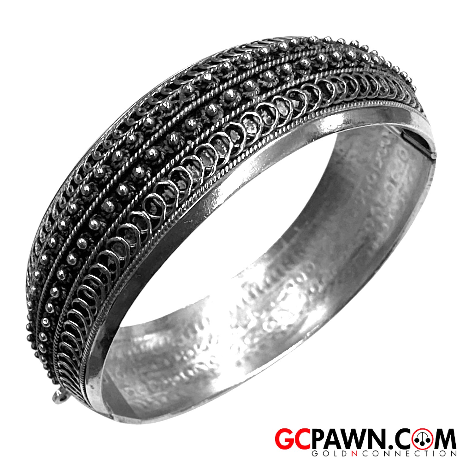 20.5mm Women's Bangle .925 Silver-img-0
