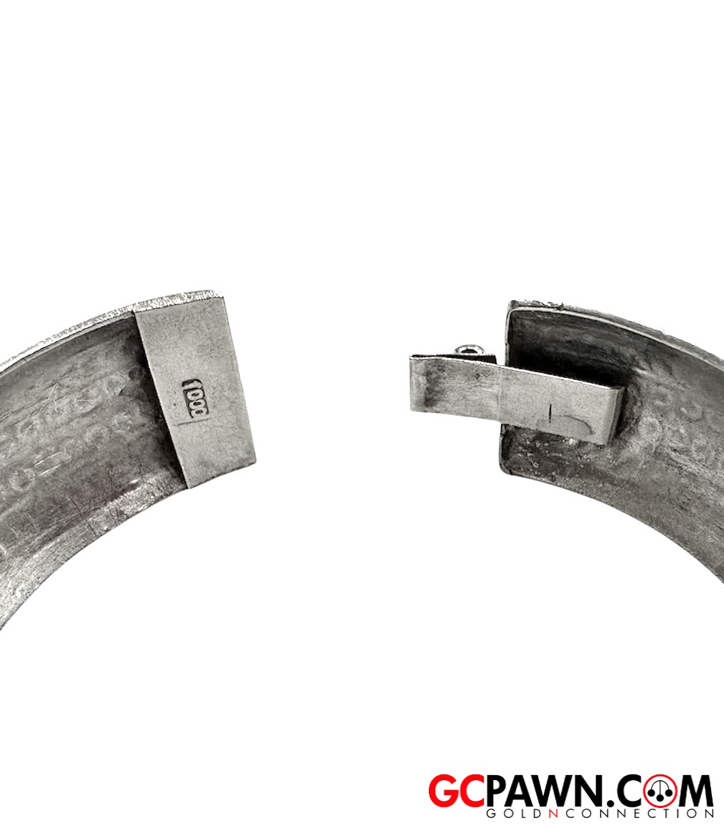 20.5mm Women's Bangle .925 Silver-img-2