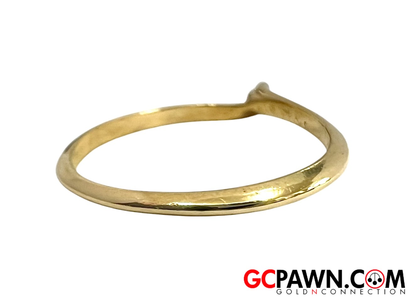 Diamond Women's Solitaire ring 14kt Yellow Gold-img-2