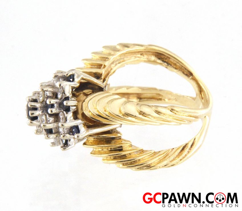 .36 Women's Fashion Ring 14kt Yellow Gold-img-1