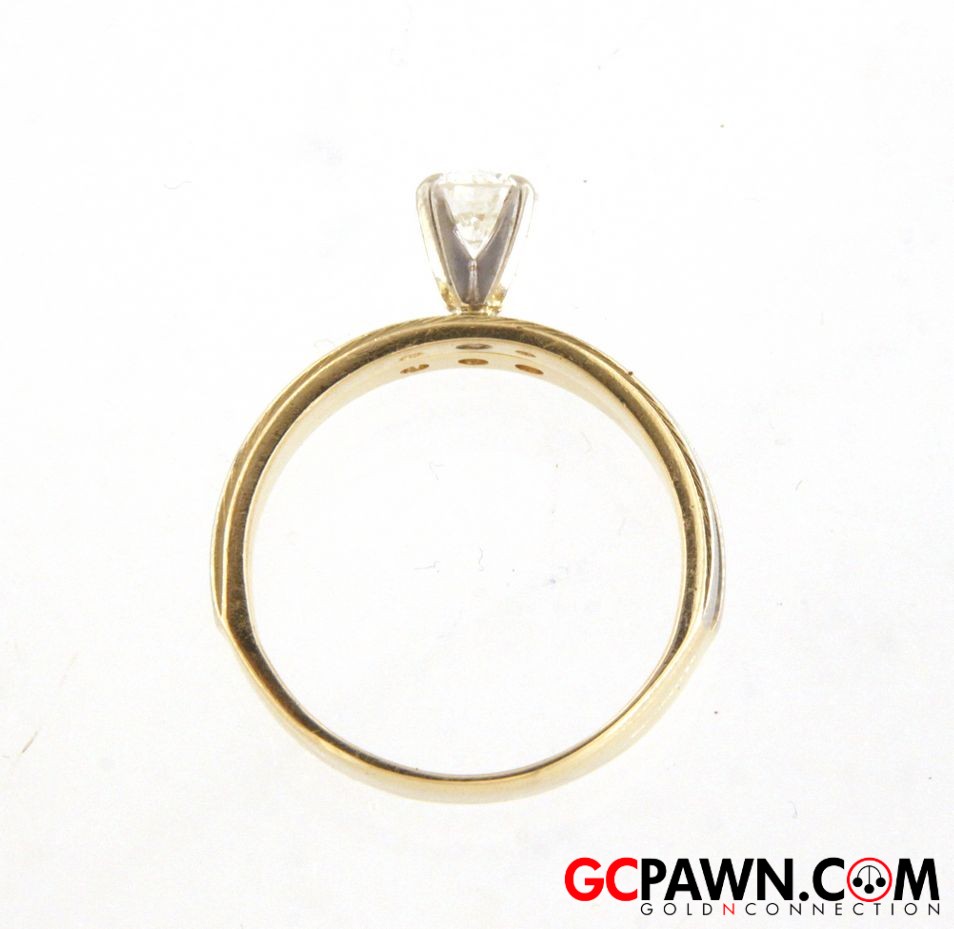 5 Women's Wedding set 14kt Yellow and White Gold-img-3