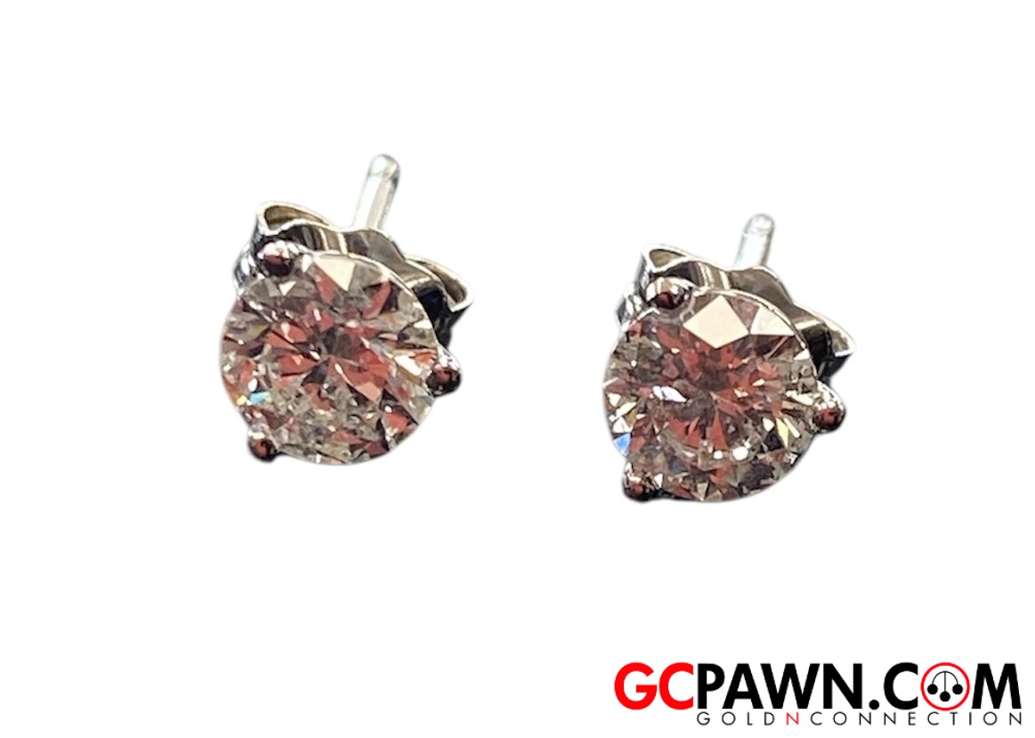 Unisex Earrings 14kt White Gold-img-0