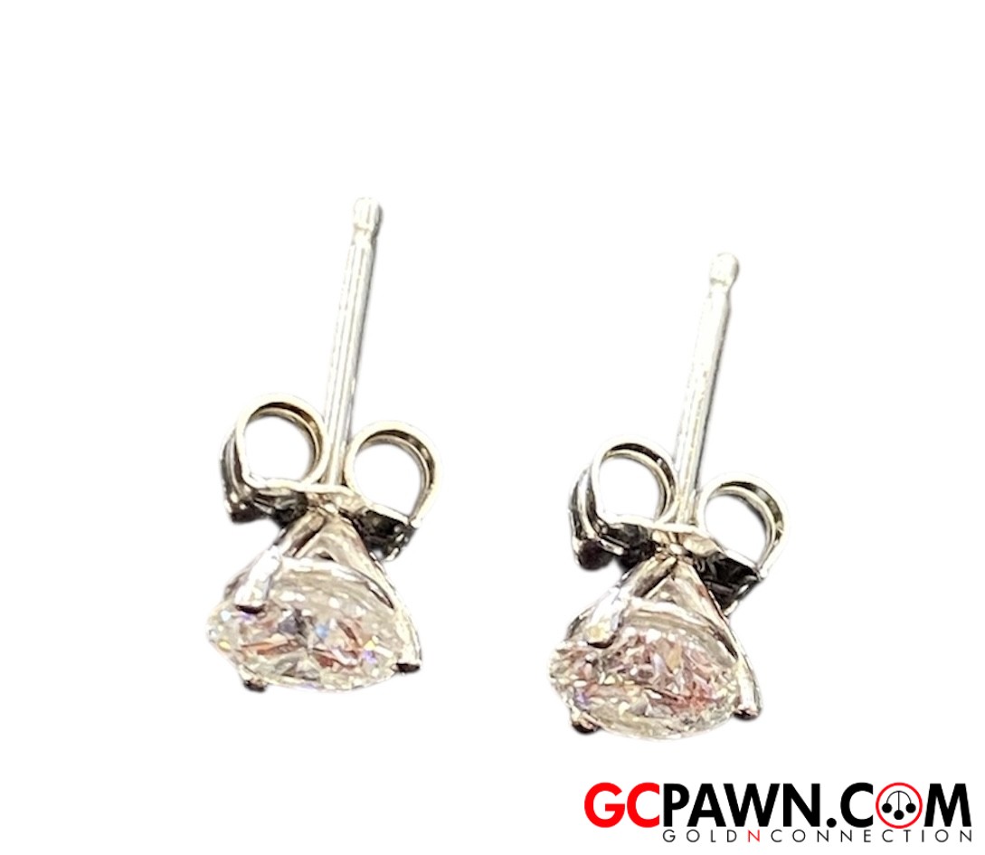 Unisex Earrings 14kt White Gold-img-1