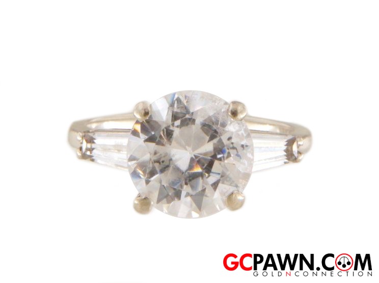 Women's Wedding band 14kt White Gold-img-0