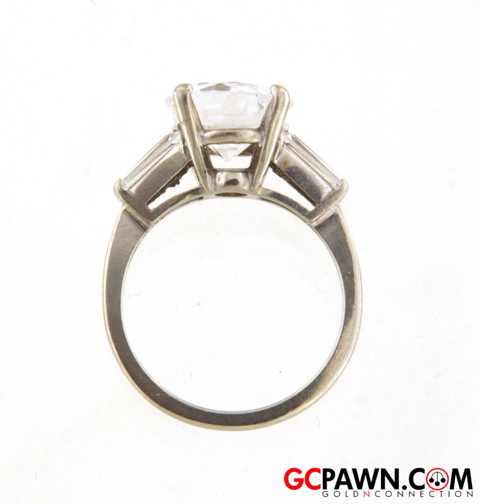 Women's Wedding band 14kt White Gold-img-3