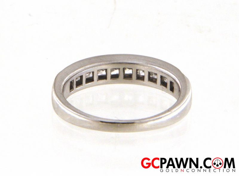 Diamond Women's Wedding band .950 Platinum-img-2