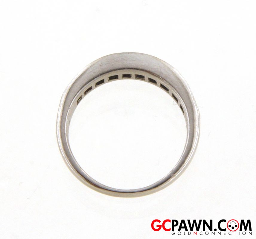 Diamond Women's Wedding band .950 Platinum-img-3