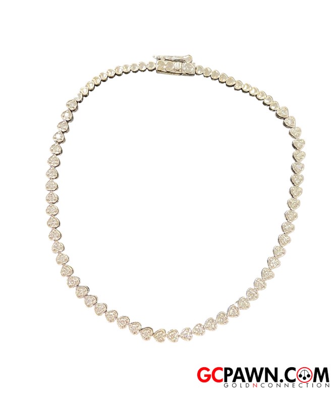 Women's Anklet 14kt White Gold-img-0