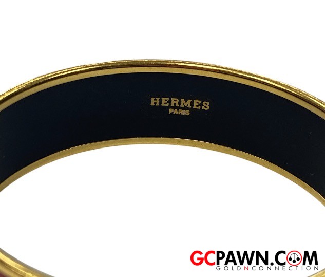 Hermes Women's Bangle Base Metal Gold Plated-img-1