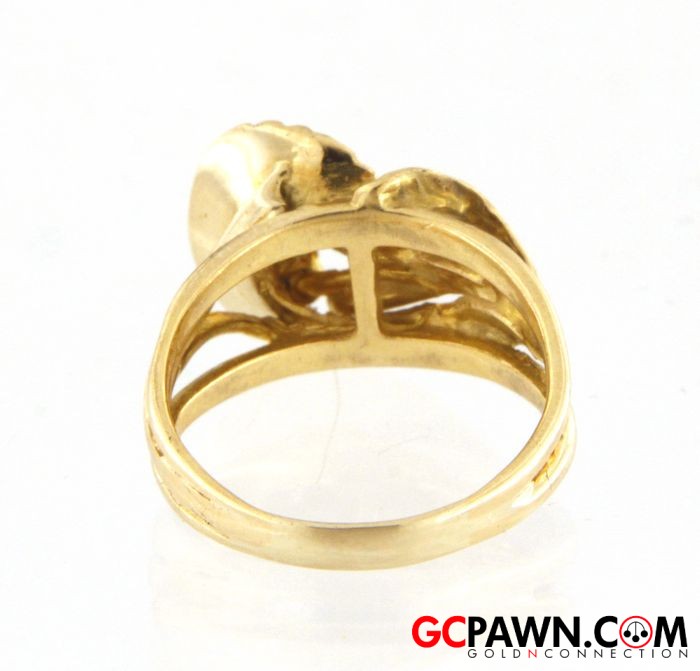 Women's Cluster ring 18kt Yellow Gold-img-3