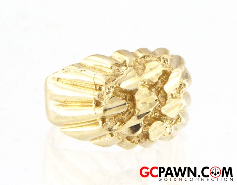 Unisex Fashion Ring 10kt Yellow Gold-img-0