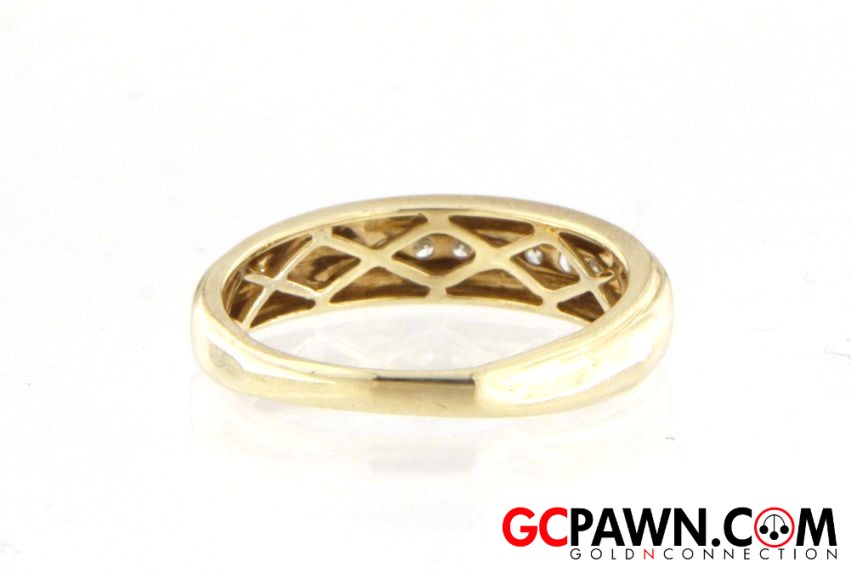 Men's Wedding band 10kt Yellow Gold-img-2