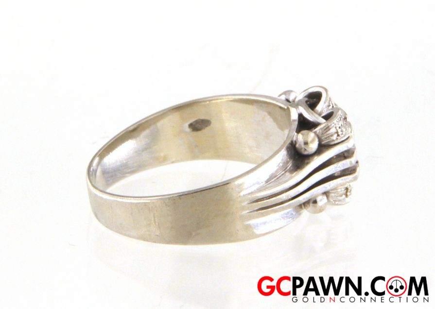 Diamond Women's Fashion Ring 18kt White Gold-img-1