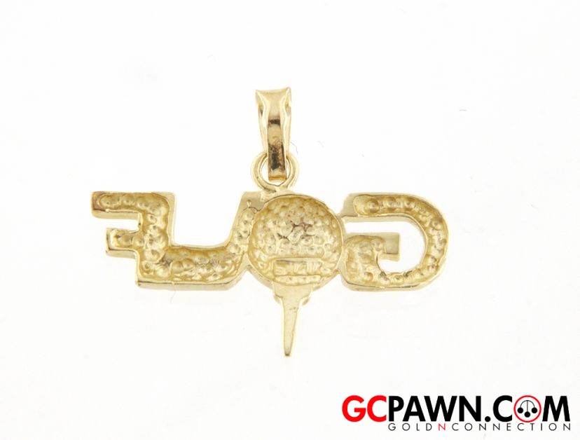 Unisex Charm 14kt Yellow Gold-img-1