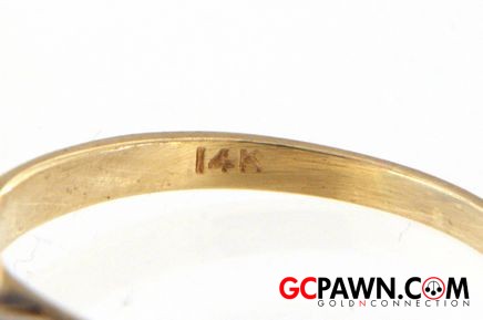 1 Women's Solitaire ring 14kt Yellow Gold-img-4