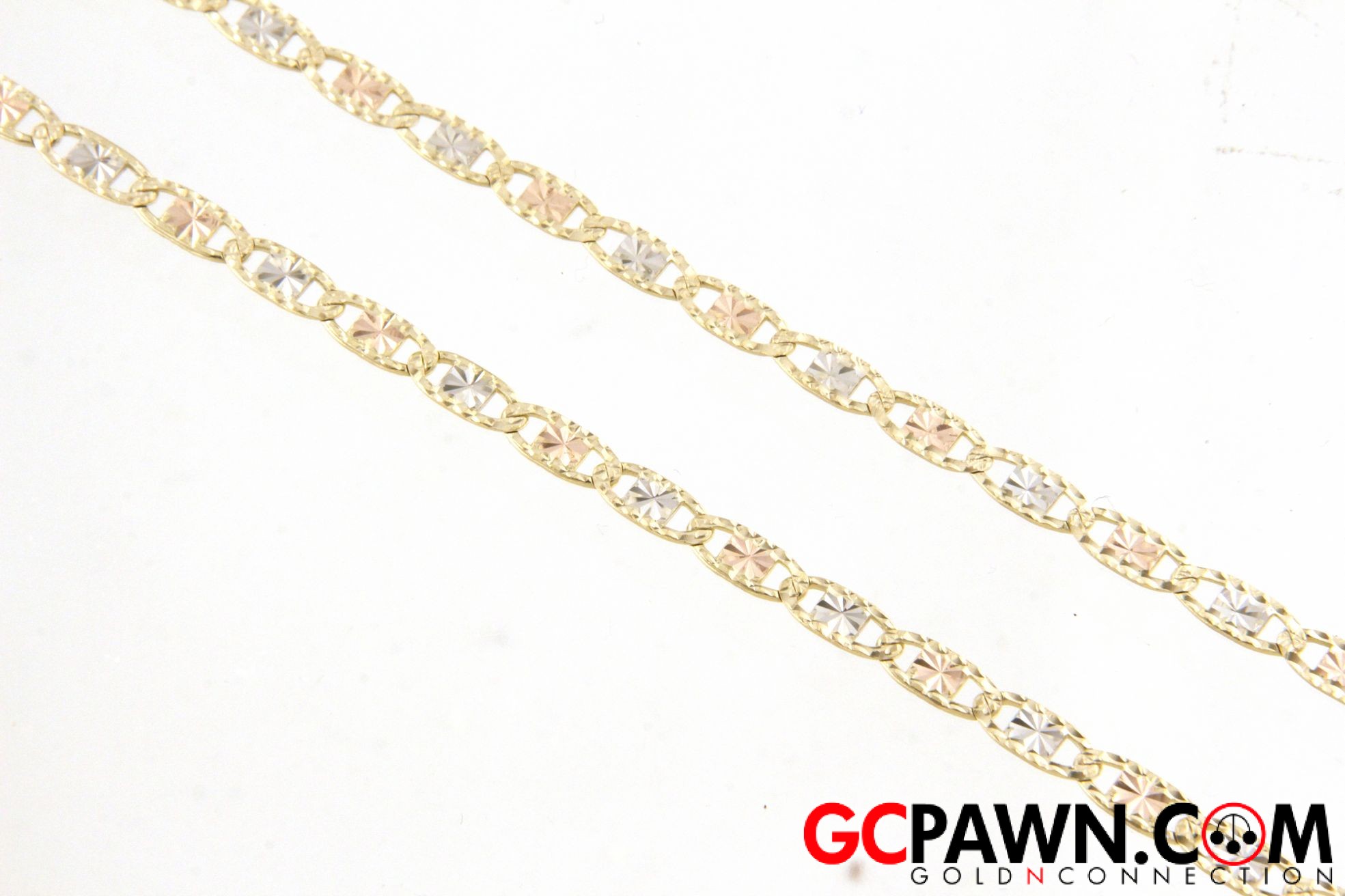 Valentino Link Women's Chain 14kt Yellow and Rose Gold-img-0