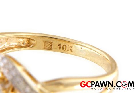 Women's Wedding set 10kt Yellow Gold-img-5