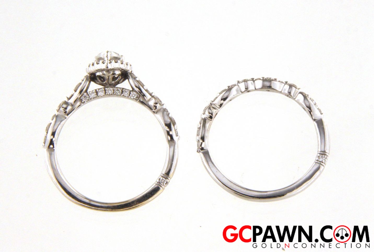 Monique Lhuillier Women's Wedding set 18kt White Gold-img-3