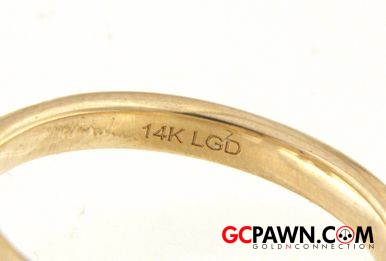 Women's Solitaire ring 14kt Yellow Gold-img-4