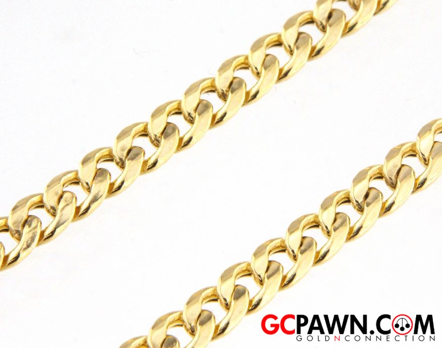 22" Unisex Chain 10kt Yellow Gold-img-0