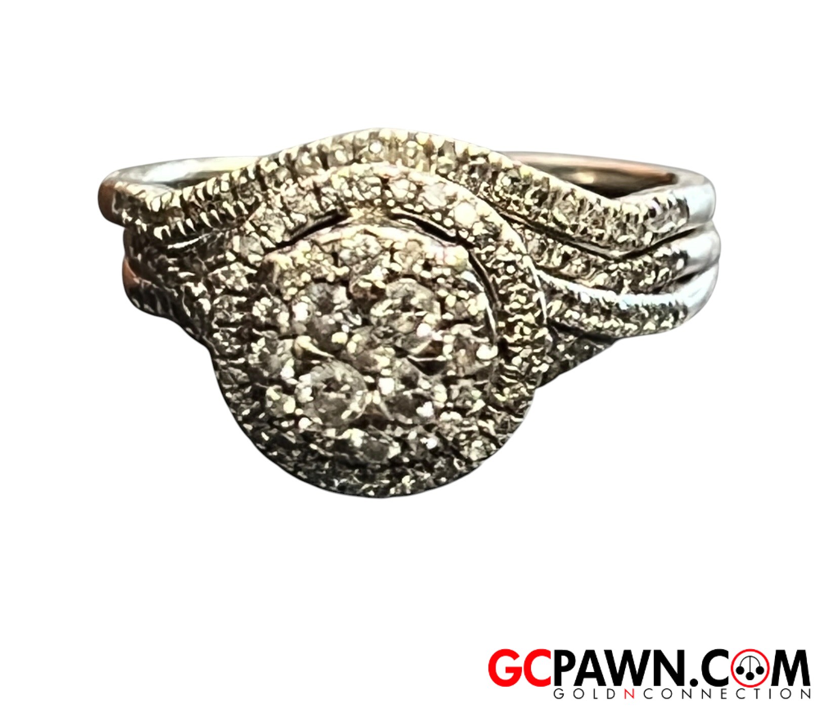 Women's Wedding set 14kt White Gold-img-0