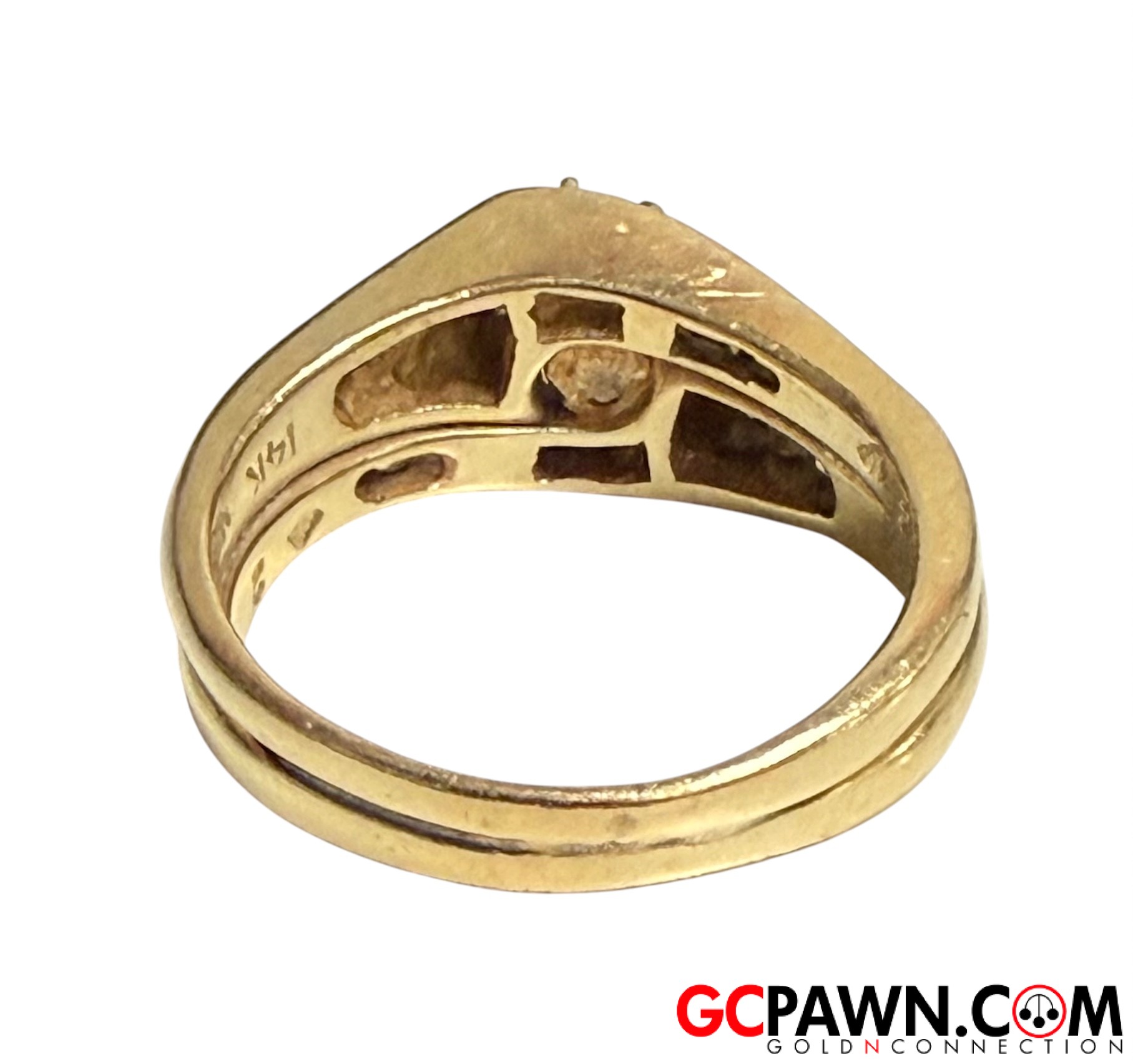 .20 Women's Solitaire ring 14kt Yellow Gold-img-2