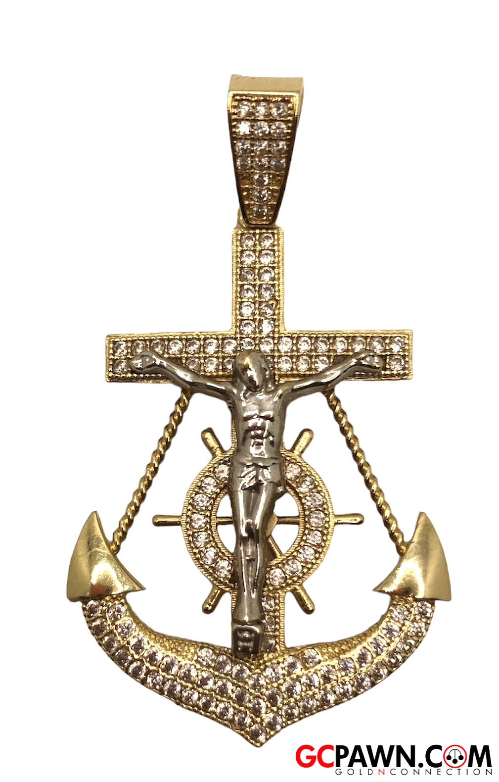 Unisex Pendant 14kt Yellow Gold-img-0