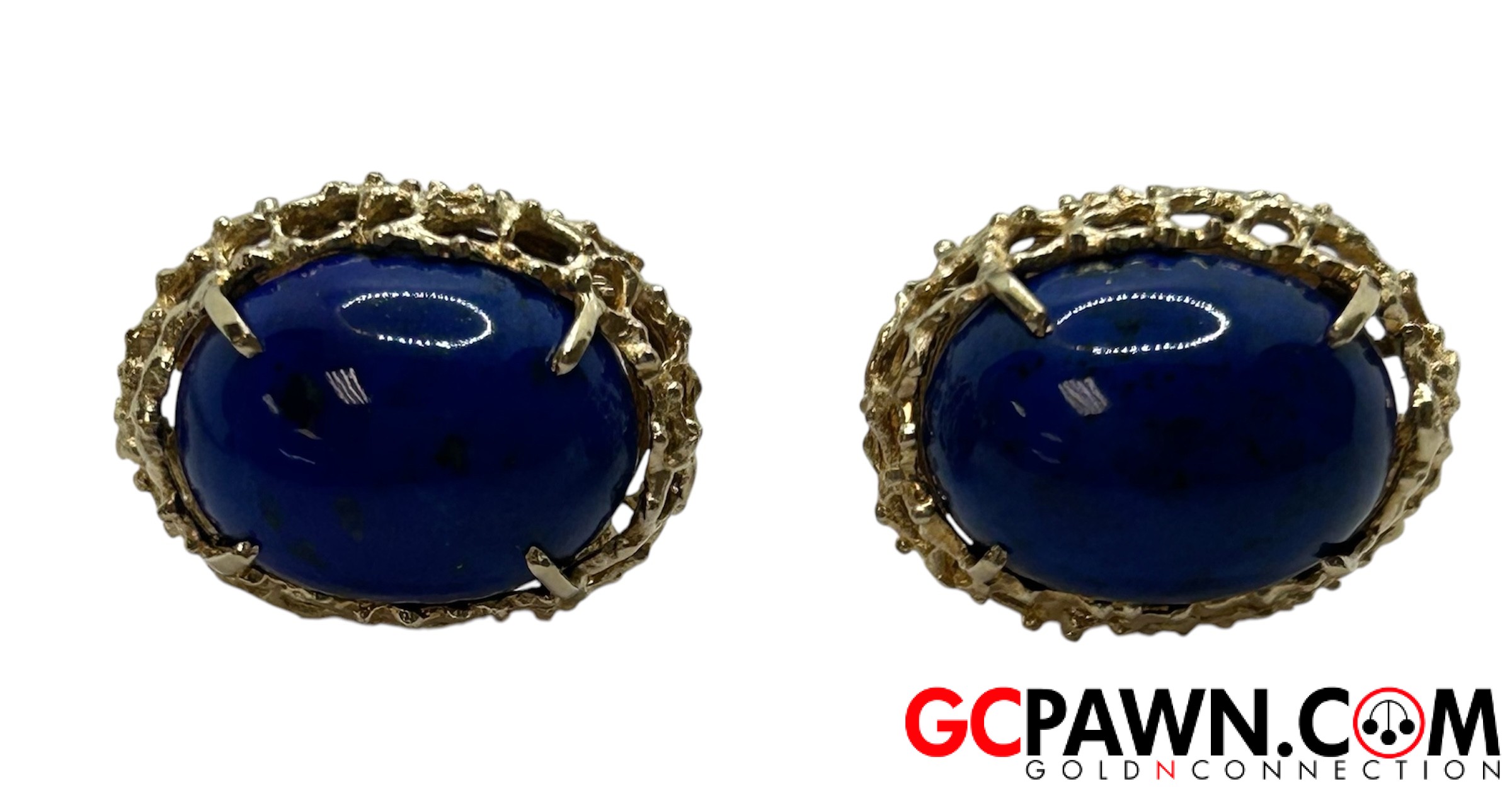 Men's Cufflinks 14kt Yellow Gold-img-0