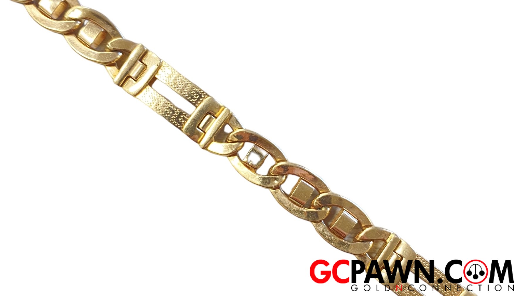 Men's Bracelet 10kt Yellow Gold-img-0