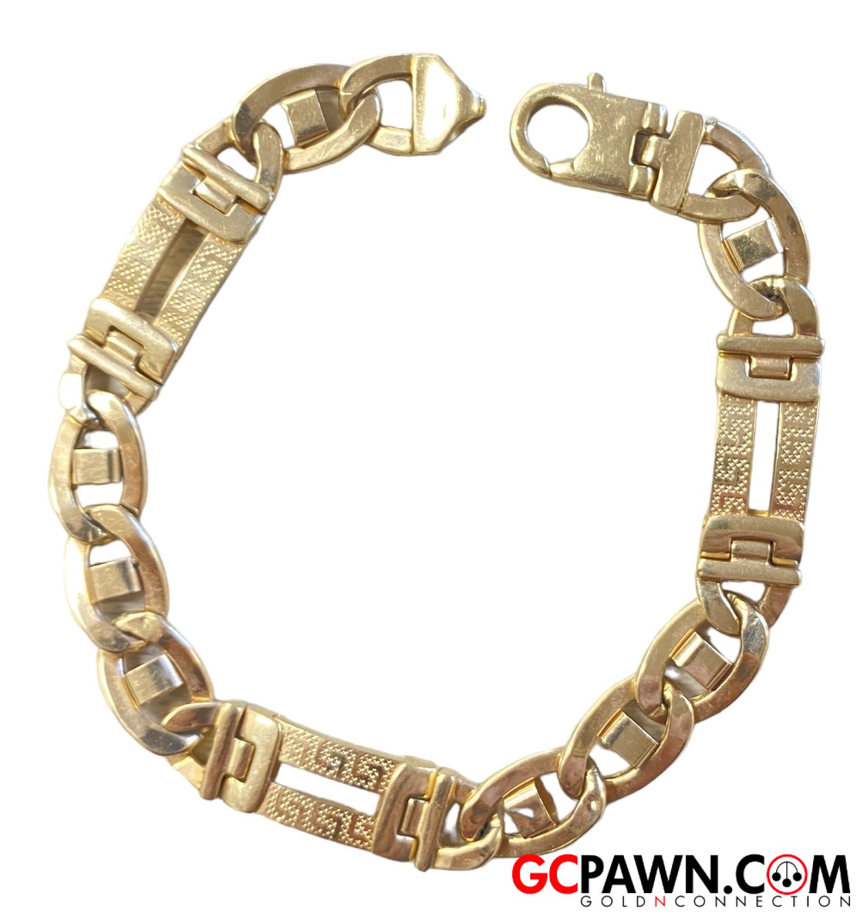 Men's Bracelet 10kt Yellow Gold-img-2