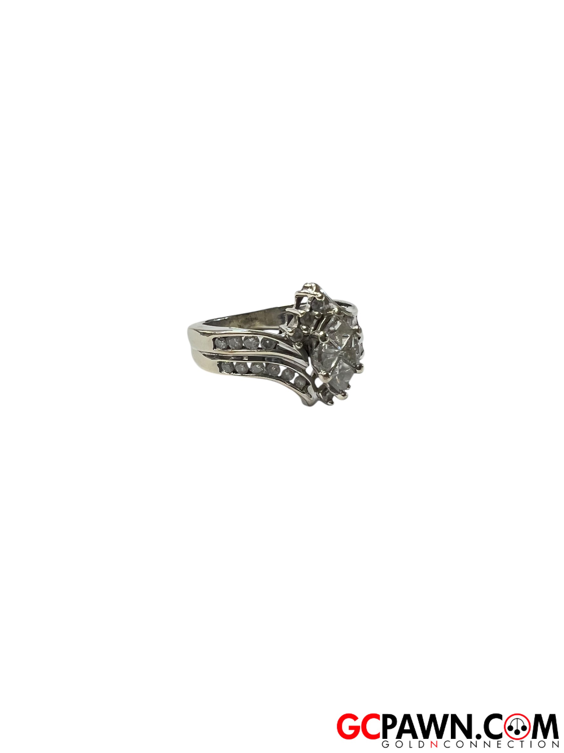 .50 Women's Wedding set 14kt White Gold-img-3