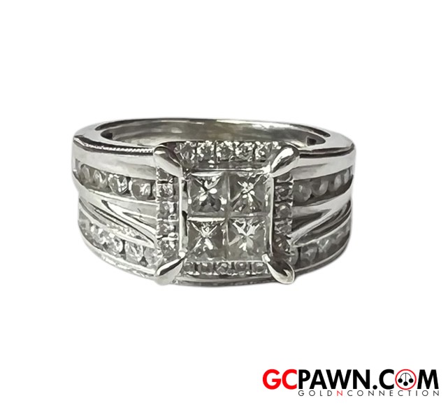 .60 Women's Wedding set 14kt White Gold-img-0