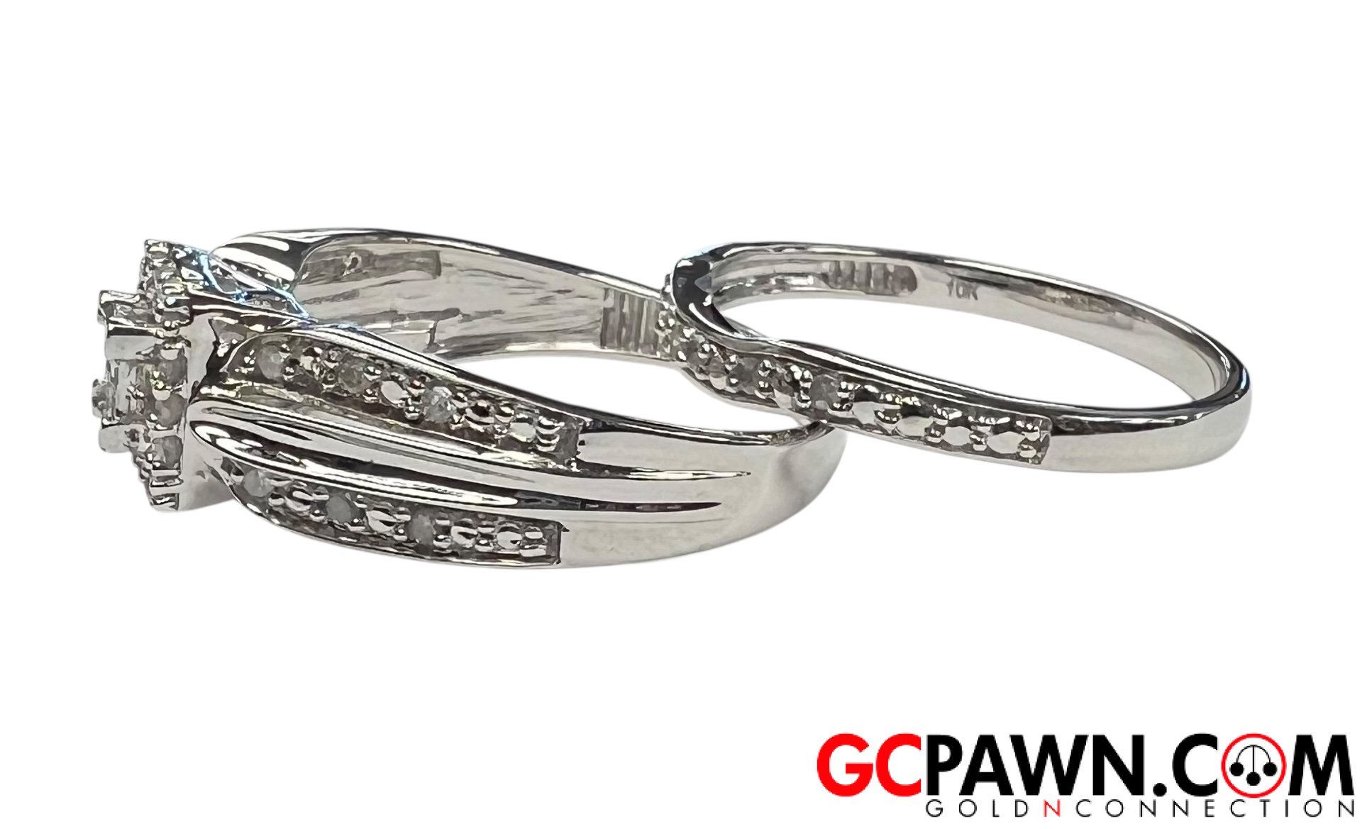 Women's Wedding set 10kt White Gold-img-1