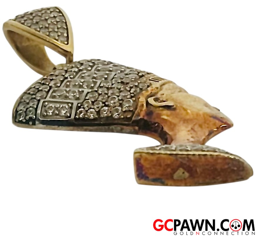 1.0 Unisex Charm 10kt Yellow Gold-img-3