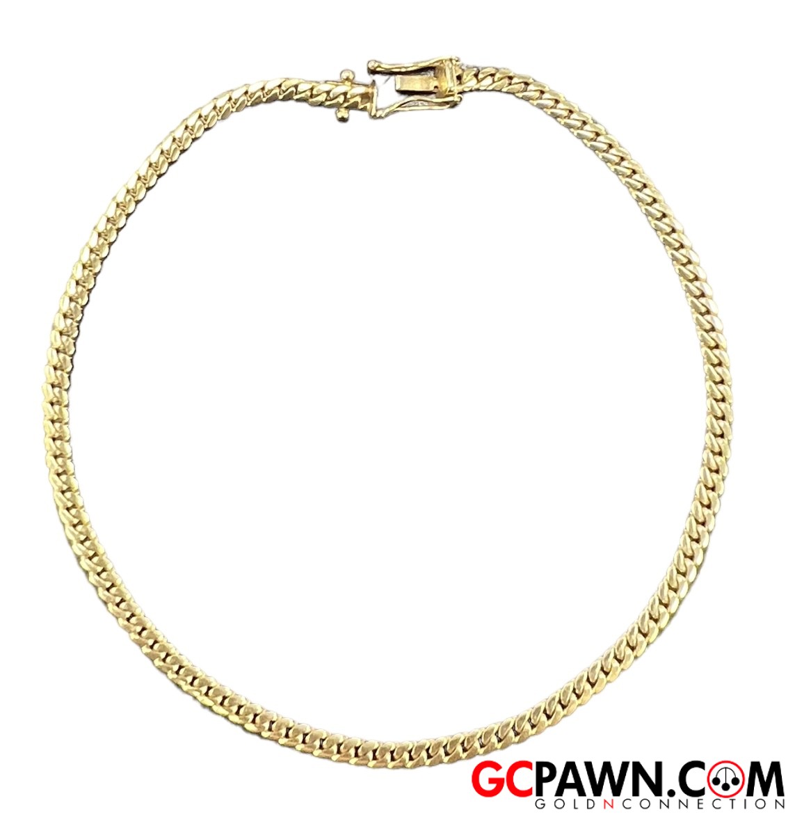 Unisex Anklet 14kt Yellow Gold-img-1