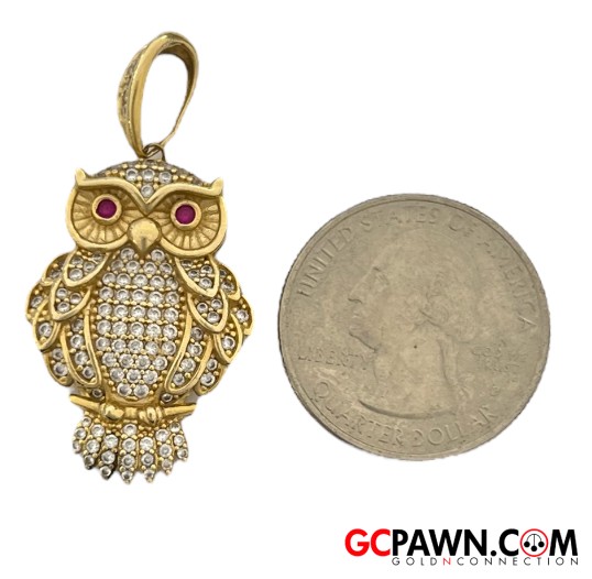 0.75 Unisex Charm 14kt Yellow Gold-img-3