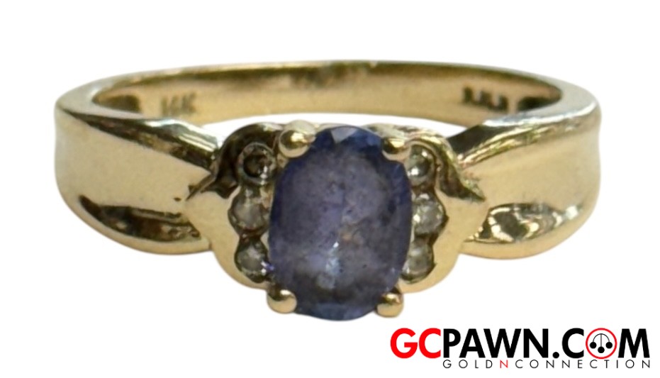 Diamond Women's Fashion Ring 14kt Yellow Gold-img-0