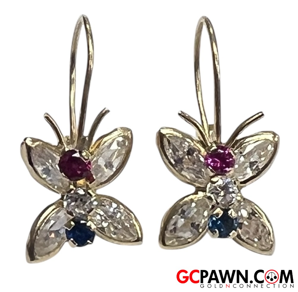 Women's Earrings 10kt Yellow Gold-img-0