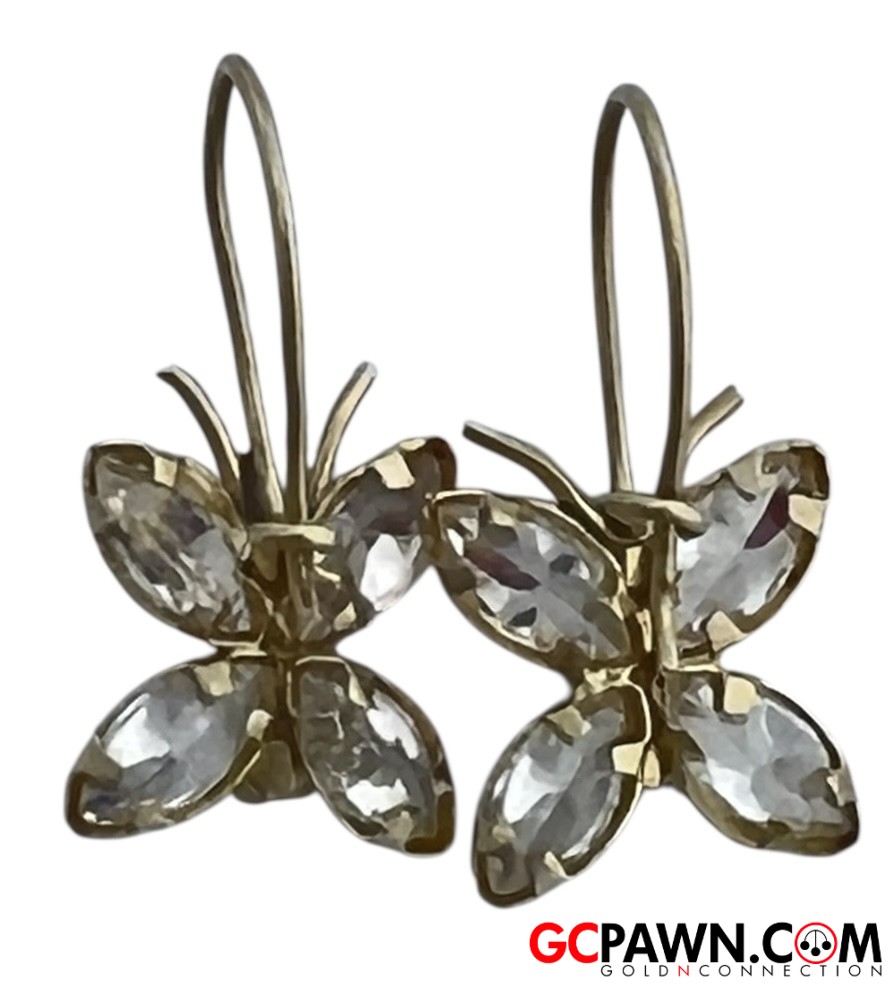 Women's Earrings 10kt Yellow Gold-img-1